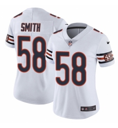 Women's Nike Chicago Bears #58 Roquan Smith White Vapor Untouchable Limited Player NFL Jersey