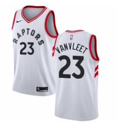Women's Nike Toronto Raptors #23 Fred VanVleet Authentic White NBA Jersey - Association Edition