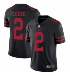 Youth Nike San Francisco 49ers #2 Jeff Locke Black Vapor Untouchable Limited Player NFL Jersey