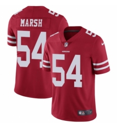 Youth Nike San Francisco 49ers #54 Cassius Marsh Red Team Color Vapor Untouchable Limited Player NFL Jersey