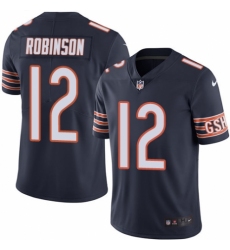 Youth Nike Chicago Bears #12 Allen Robinson Navy Blue Team Color Vapor Untouchable Limited Player NFL Jersey