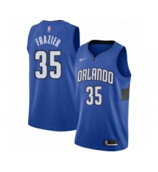 Men's Orlando Magic #35 Melvin Frazier Authentic Blue Finished Basketball Jersey - Statement Edition