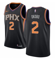 Women's Nike Phoenix Suns #2 Elie Okobo Swingman Black NBA Jersey Statement Edition