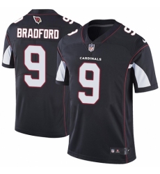 Men's Nike Arizona Cardinals #9 Sam Bradford Black Alternate Vapor Untouchable Limited Player NFL Jersey