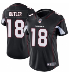 Women's Nike Arizona Cardinals #18 Brice Butler Black Alternate Vapor Untouchable Limited Player NFL Jersey