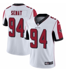 Men's Nike Atlanta Falcons #94 Deadrin Senat White Vapor Untouchable Limited Player NFL Jersey