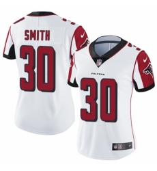 Women's Nike Atlanta Falcons #30 Ito Smith White Vapor Untouchable Limited Player NFL Jersey