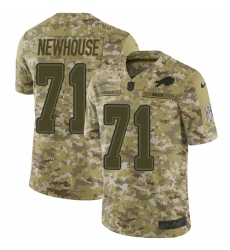 Youth Nike Buffalo Bills #71 Marshall Newhouse Limited Camo 2018 Salute to Service NFL Jersey