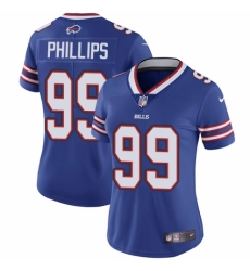 Women's Nike Buffalo Bills #99 Harrison Phillips Royal Blue Team Color Vapor Untouchable Limited Player NFL Jersey