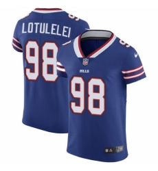 Men's Nike Buffalo Bills #98 Star Lotulelei Royal Blue Team Color Vapor Untouchable Elite Player NFL Jersey