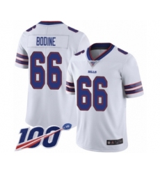 Men's Buffalo Bills #66 Russell Bodine White Vapor Untouchable Limited Player 100th Season Football Jersey