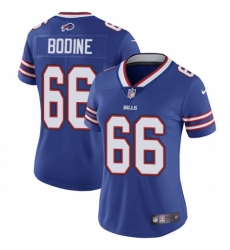 Women's Nike Buffalo Bills #66 Russell Bodine Royal Blue Team Color Vapor Untouchable Elite Player NFL Jersey