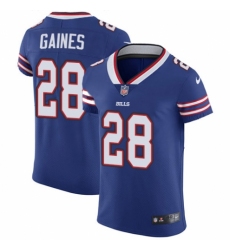 Men's Nike Buffalo Bills #28 Phillip Gaines Royal Blue Team Color Vapor Untouchable Elite Player NFL Jersey