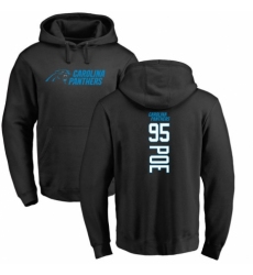 NFL Nike Carolina Panthers #95 Dontari Poe Black Backer Pullover Hoodie