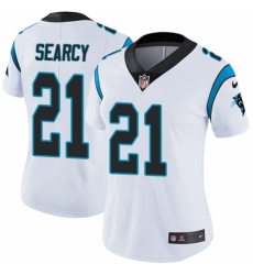 Women's Nike Carolina Panthers #21 Da'Norris Searcy White Vapor Untouchable Limited Player NFL Jersey