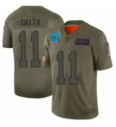 Women's Carolina Panthers #11 Torrey Smith Limited Camo 2019 Salute to Service Football Jersey