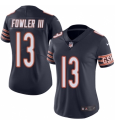 Women's Nike Chicago Bears #13 Bennie Fowler III Navy Blue Team Color Vapor Untouchable Limited Player NFL Jersey