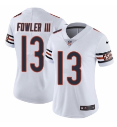 Women's Nike Chicago Bears #13 Bennie Fowler III White Vapor Untouchable Limited Player NFL Jersey