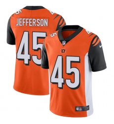 Youth Nike Cincinnati Bengals #45 Malik Jefferson Orange Alternate Vapor Untouchable Limited Player NFL Jersey