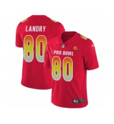 Youth Cleveland Browns #80 Jarvis Landry Limited Red AFC 2019 Pro Bowl Football Jersey
