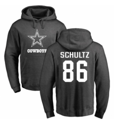 NFL Nike Dallas Cowboys #86 Dalton Schultz Ash One Color Pullover Hoodie