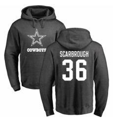 NFL Nike Dallas Cowboys #36 Bo Scarbrough Ash One Color Pullover Hoodie
