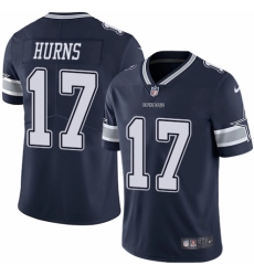 Youth Nike Dallas Cowboys #17 Allen Hurns Navy Blue Team Color Vapor Untouchable Limited Player NFL Jersey
