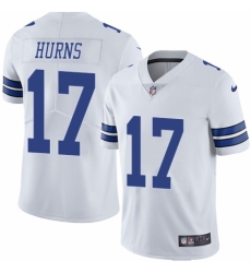 Youth Nike Dallas Cowboys #17 Allen Hurns White Vapor Untouchable Limited Player NFL Jersey
