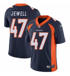 Men's Nike Denver Broncos #47 Josey Jewell Navy Blue Alternate Vapor Untouchable Limited Player NFL Jersey