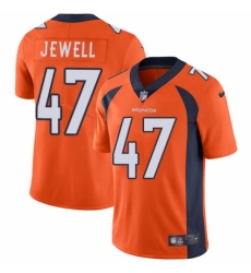 Youth Nike Denver Broncos #47 Josey Jewell Orange Team Color Vapor Untouchable Limited Player NFL Jersey