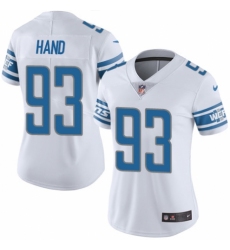 Women's Nike Detroit Lions #93 Da'Shawn Hand White Vapor Untouchable Limited Player NFL Jersey
