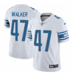 Men's Nike Detroit Lions #47 Tracy Walker White Vapor Untouchable Limited Player NFL Jersey