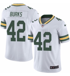 Youth Nike Green Bay Packers #42 Oren Burks White Vapor Untouchable Limited Player NFL Jersey