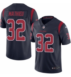 Youth Nike Houston Texans #32 Tyrann Mathieu Limited Navy Blue Rush Vapor Untouchable NFL Jersey