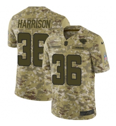 Youth Nike Jacksonville Jaguars #36 Ronnie Harrison Limited Camo 2018 Salute to Service NFL Jersey