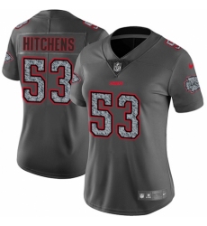 Women's Nike Kansas City Chiefs #53 Anthony Hitchens Gray Static Vapor Untouchable Limited NFL Jersey