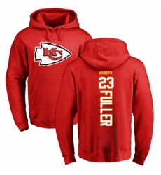 NFL Nike Kansas City Chiefs #23 Kendall Fuller Red Backer Pullover Hoodie