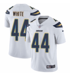 Men's Nike Los Angeles Chargers #44 Kyzir White Vapor Untouchable Limited Player NFL Jersey