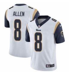 Men's Nike Los Angeles Rams #8 Brandon Allen White Vapor Untouchable Limited Player NFL Jersey