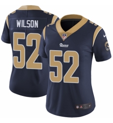 Women's Nike Los Angeles Rams #52 Ramik Wilson Navy Blue Team Color Vapor Untouchable Limited Player NFL Jersey