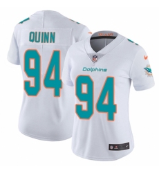 Women's Nike Miami Dolphins #94 Robert Quinn White Vapor Untouchable Limited Player NFL Jersey