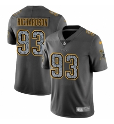 Men's Nike Minnesota Vikings #93 Sheldon Richardson Gray Static Vapor Untouchable Limited NFL Jersey