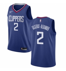 Women's Nike Los Angeles Clippers #2 Shai Gilgeous-Alexander Swingman Blue NBA Jersey - Icon Edition