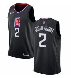 Youth Nike Los Angeles Clippers #2 Shai Gilgeous-Alexander Swingman Green Salute to Service NBA Jersey
