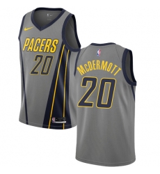 Youth Nike Indiana Pacers #20 Doug McDermott Swingman Gray NBA Jersey - City Edition