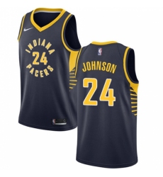 Women's Nike Indiana Pacers #24 Alize Johnson Swingman Navy Blue NBA Jersey - Icon Edition