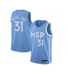 Women's Minnesota Timberwolves #31 Keita Bates-Diop Swingman Blue Basketball Jersey - 2019 20 City Edition