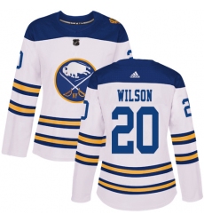 Women's Adidas Buffalo Sabres #20 Scott Wilson Authentic White 2018 Winter Classic NHL Jersey