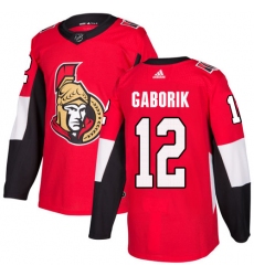 Youth Adidas Ottawa Senators #12 Marian Gaborik Premier Red Home NHL Jersey