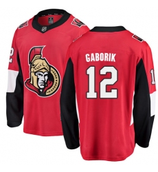 Youth Ottawa Senators #12 Marian Gaborik Fanatics Branded Red Home Breakaway NHL Jersey